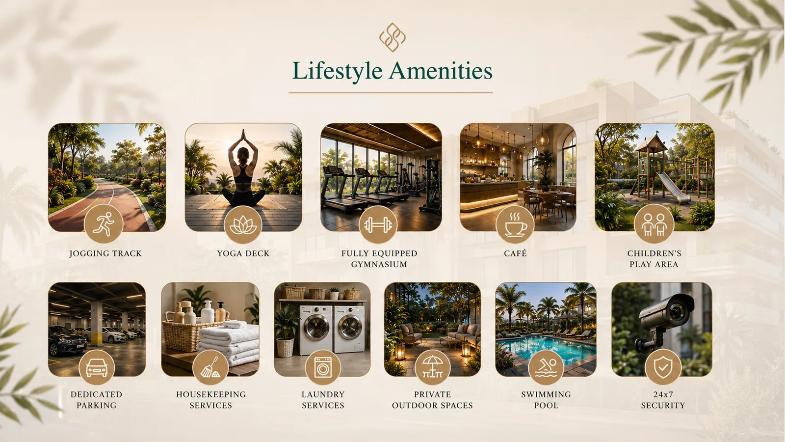 Artist’s impression of the shared amenities planned at Aavana