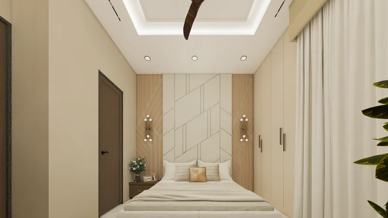 A bedroom at Spiti Homes, Sector 99, Gurugram.